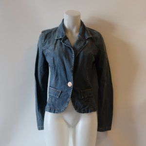 VITAMINA JEANS DEMIN BLAZER SZ L *